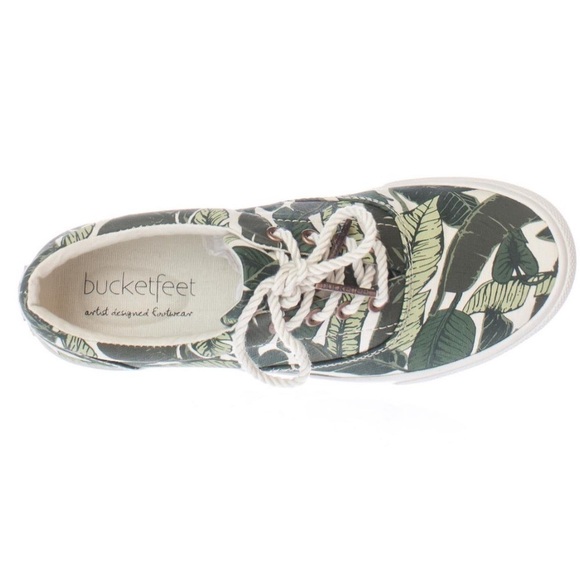 Womens bucketfeet Savusavu Rope Lace Fashion Sneakers, Green size 7 - Picture 2 of 8